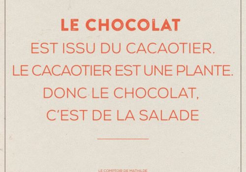 comptoir de Mathilde chocolat