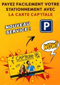 Paiement du Parking avec votre carte