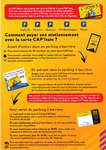 Paiement du Parking avec votre carte
